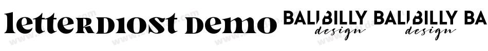 Letterdiost demo字体转换